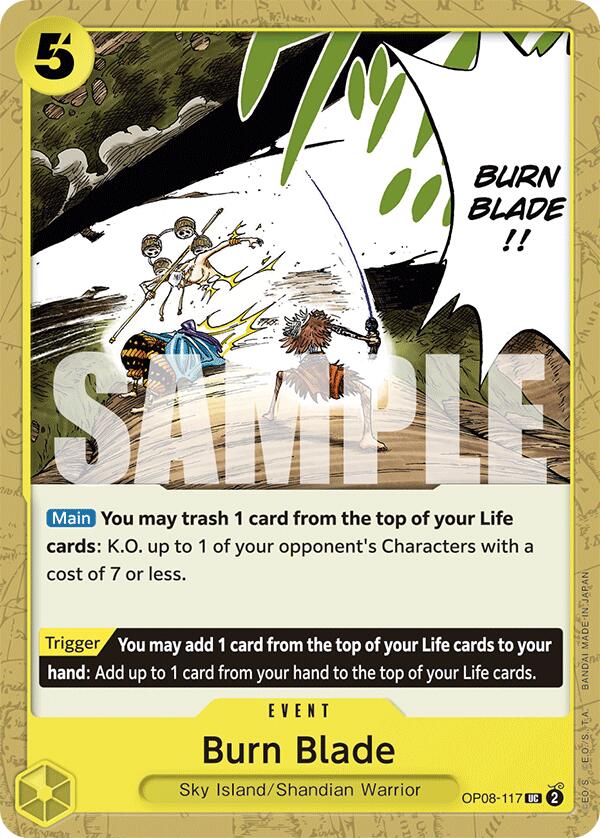 Burn Blade [Two Legends] | Good Games Cannington