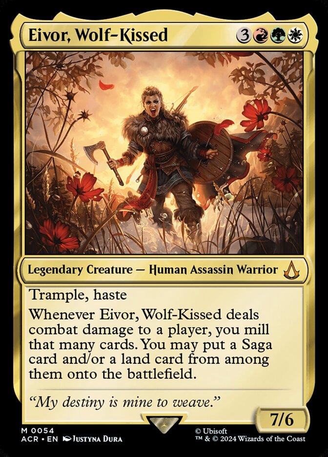 Eivor, Wolf-Kissed 54 (Universes Beyond: Assassin's Creed)  - Foil | Good Games Cannington