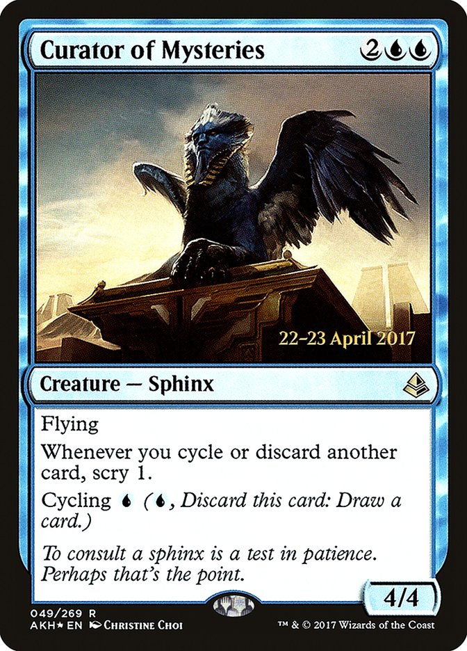 Curator of Mysteries [Amonkhet Prerelease Promos] | Good Games Cannington