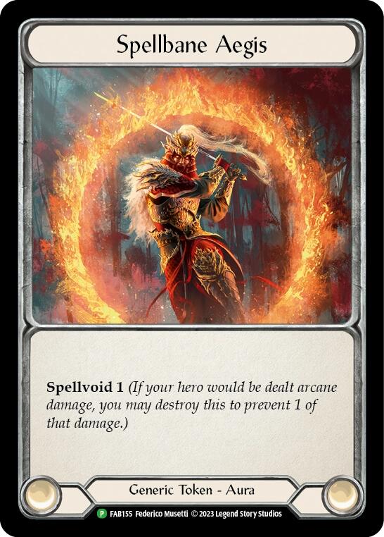 Spellbane Aegis [FAB155] (Promo)  Cold Foil | Good Games Cannington