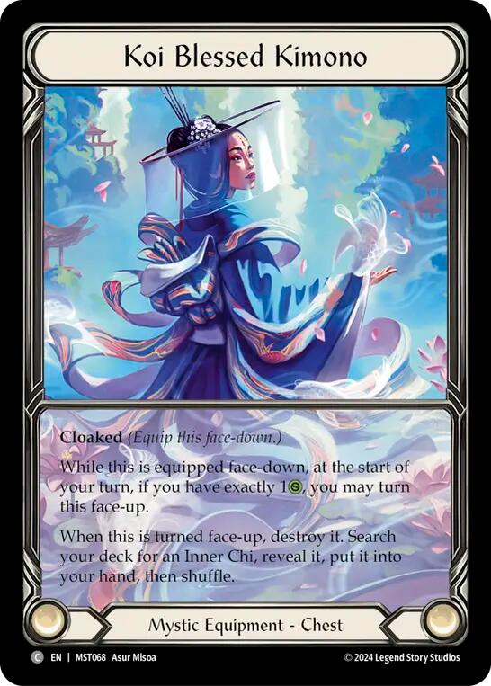 Koi Blessed Kimono (Extended Art) [MST068] (Part the Mistveil)  Cold Foil | Good Games Cannington