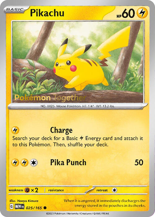 Pikachu (025/165) (PokePost Promo) [Scarlet & Violet 151] | Good Games Cannington