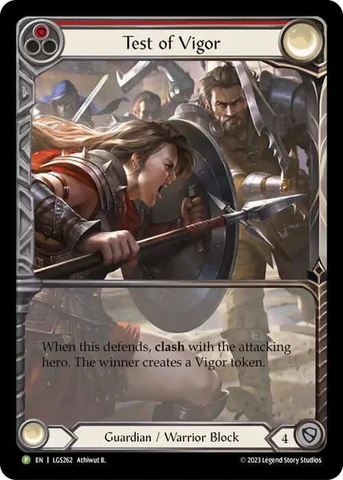 Test of Vigor [LGS262] (Promo)  Rainbow Foil | Good Games Cannington