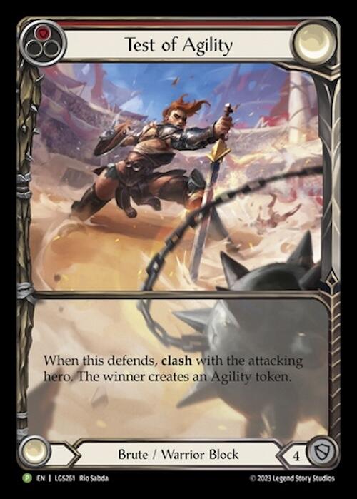 Test of Agility [LGS261] (Promo)  Rainbow Foil | Good Games Cannington