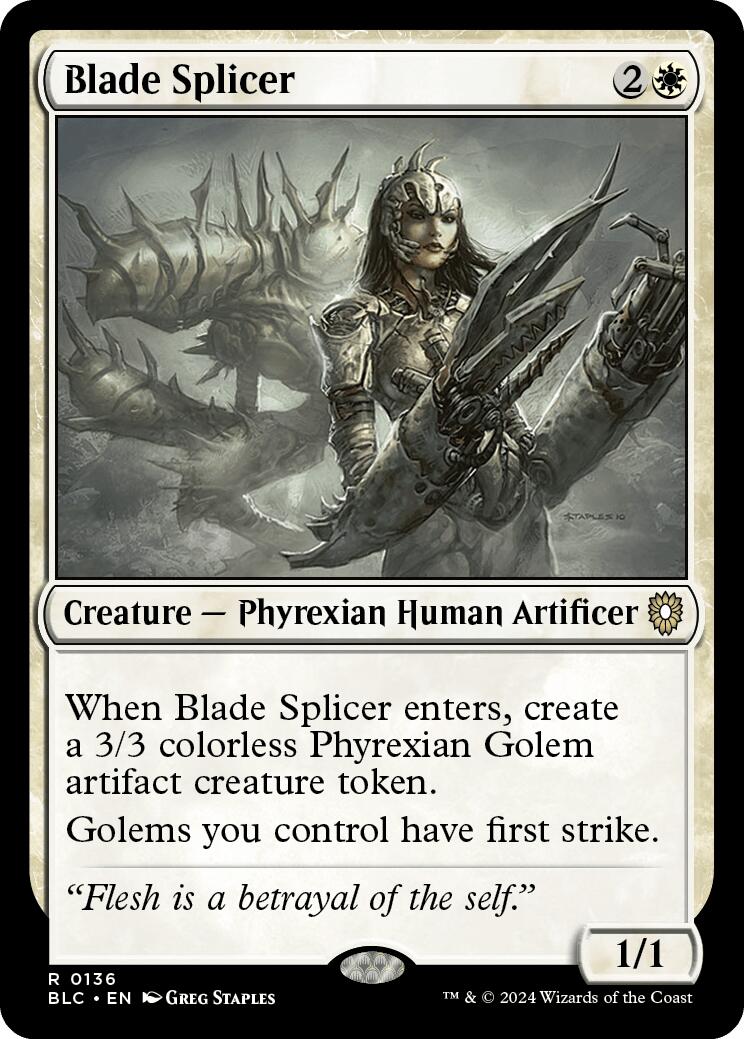 Blade Splicer [Bloomburrow Commander] | Good Games Cannington