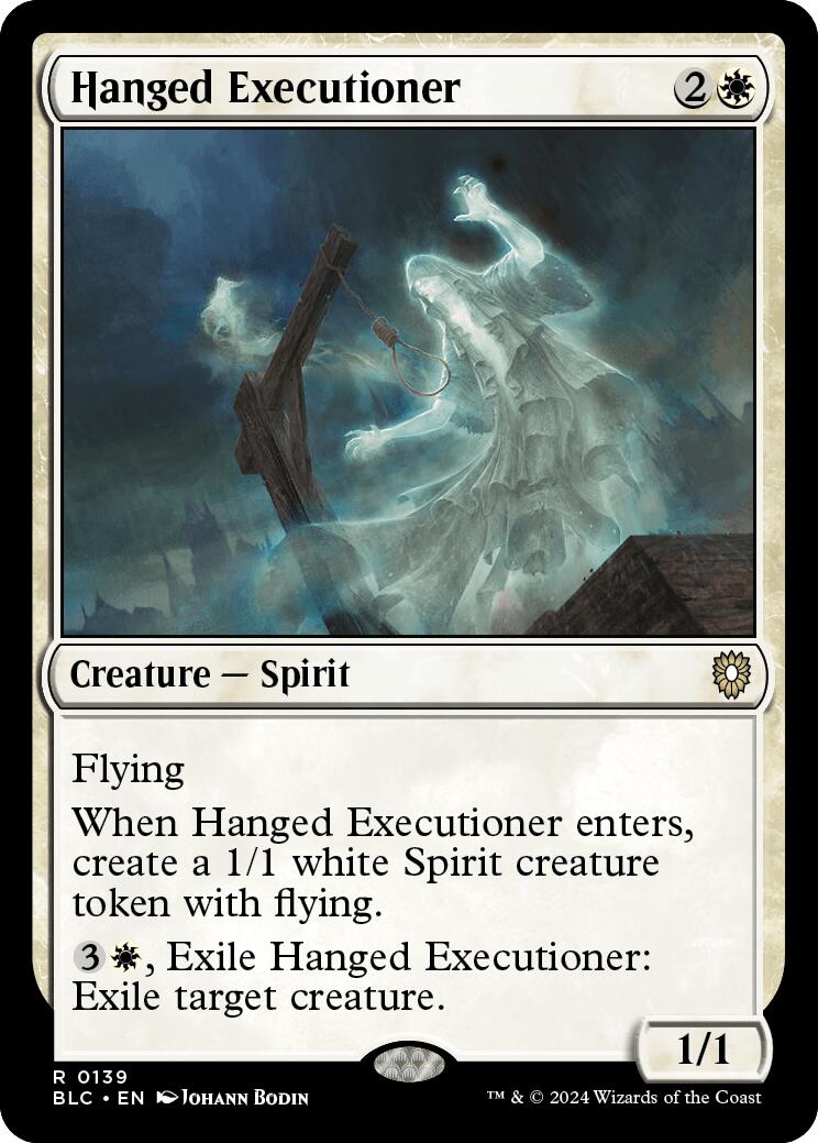 Hanged Executioner [Bloomburrow Commander] | Good Games Cannington
