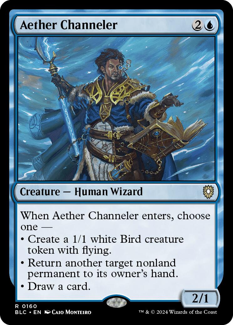 Aether Channeler [Bloomburrow Commander] | Good Games Cannington