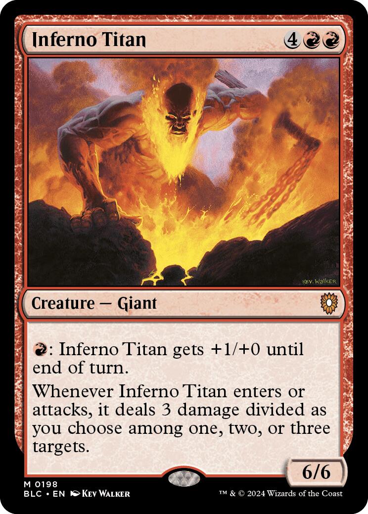 Inferno Titan [Bloomburrow Commander] | Good Games Cannington
