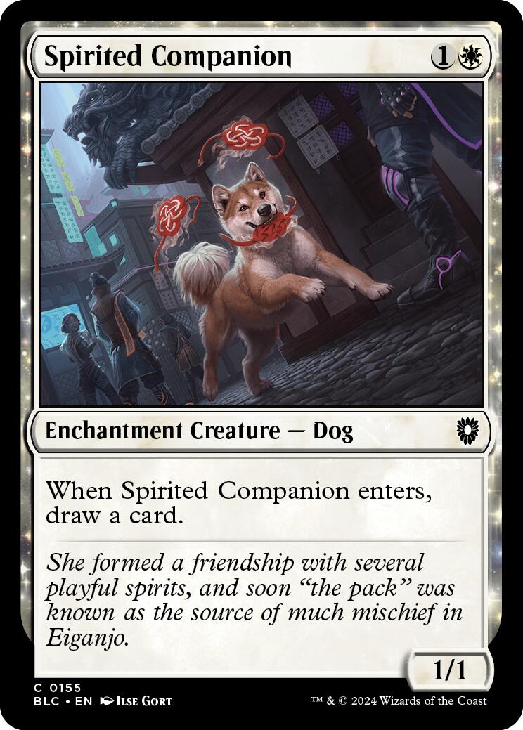 Spirited Companion [Bloomburrow Commander] | Good Games Cannington