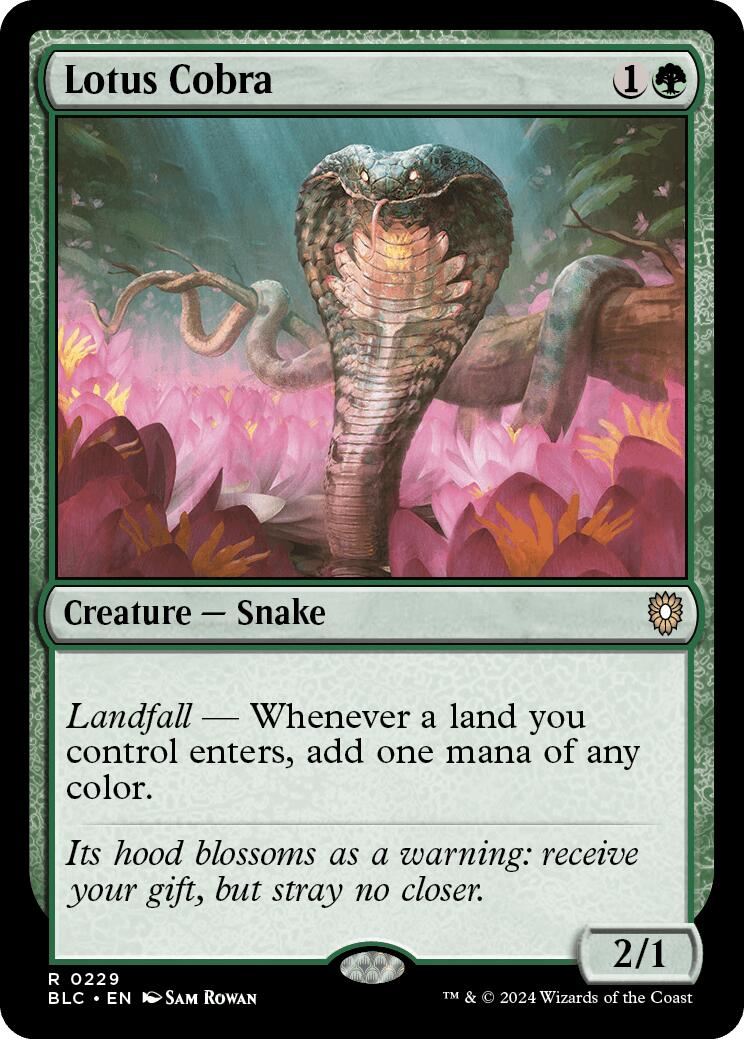 Lotus Cobra [Bloomburrow Commander] | Good Games Cannington