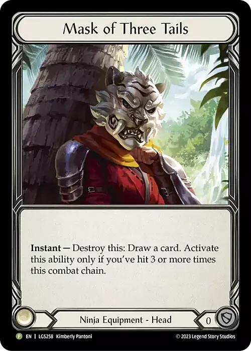 Mask of Three Tails [LGS258] (Promo)  Cold Foil | Good Games Cannington