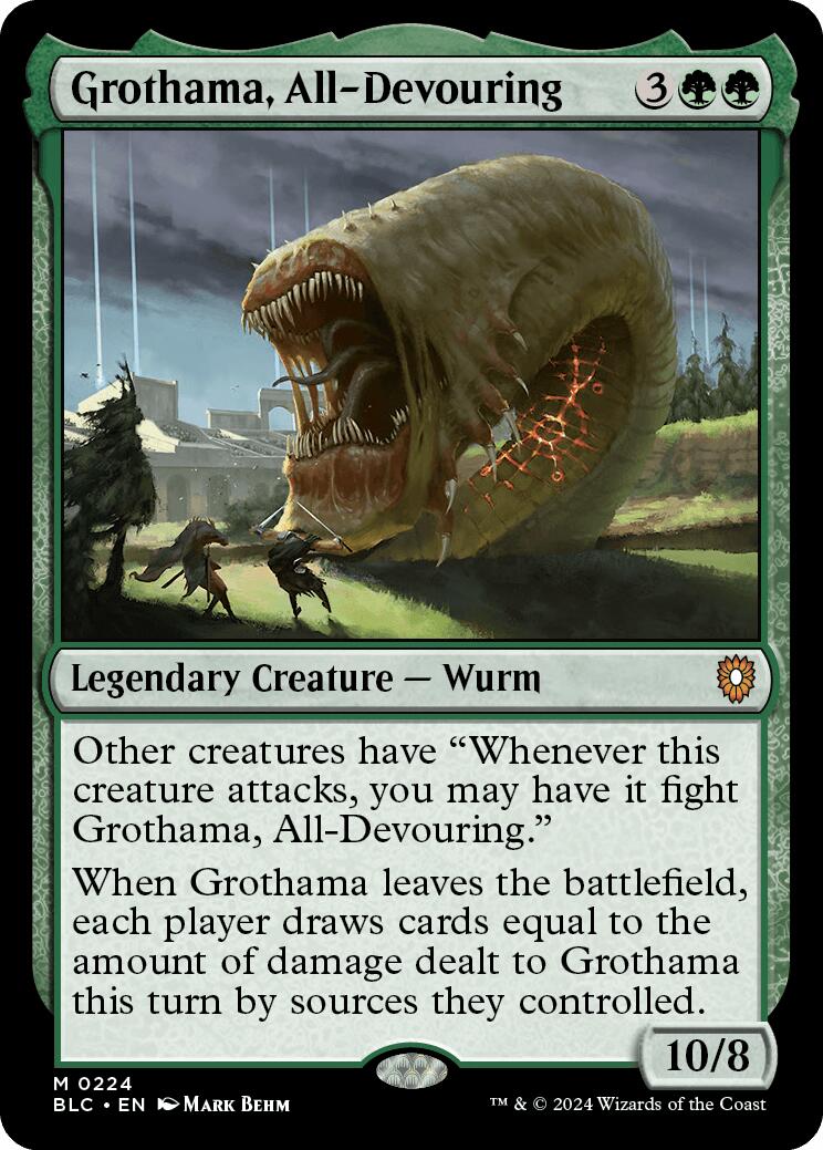 Grothama, All-Devouring [Bloomburrow Commander] | Good Games Cannington