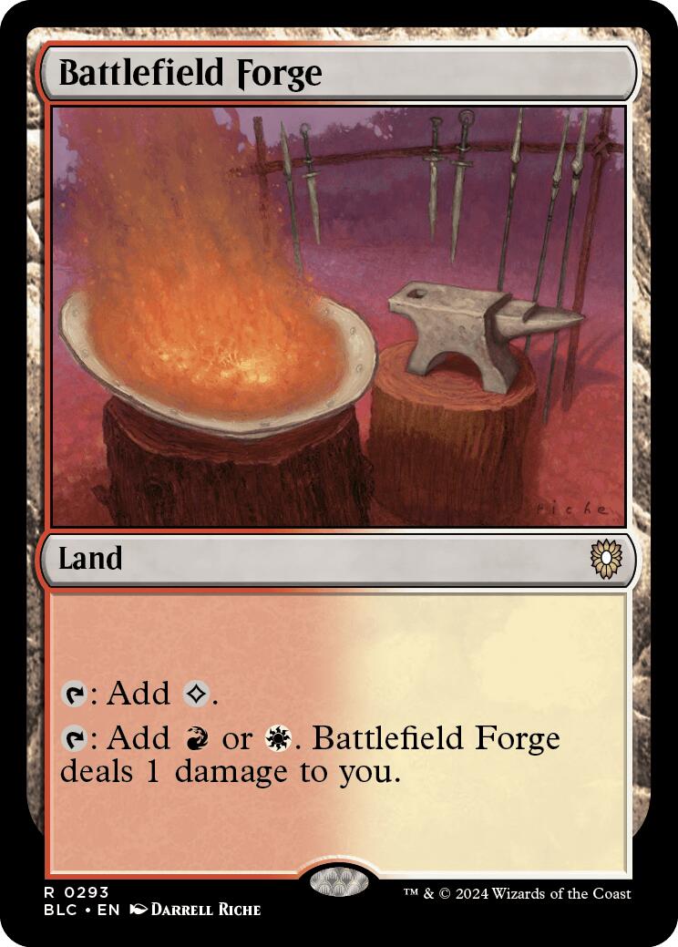 Battlefield Forge [Bloomburrow Commander] | Good Games Cannington