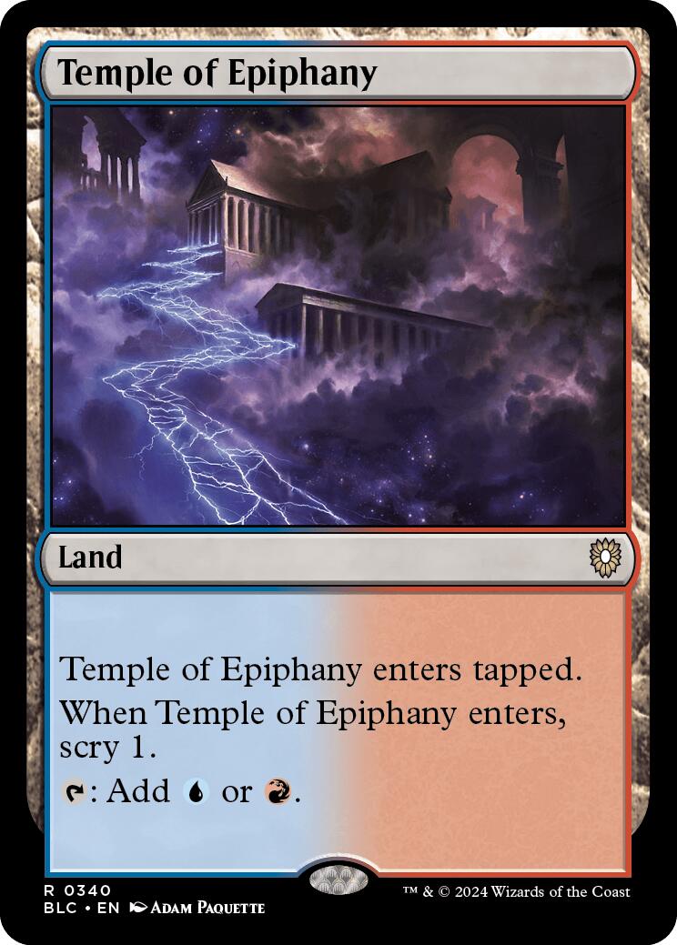 Temple of Epiphany [Bloomburrow Commander] | Good Games Cannington