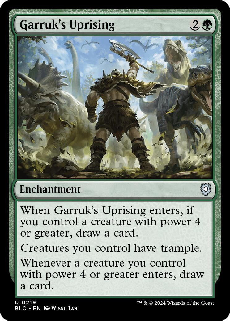 Garruk's Uprising [Bloomburrow Commander] | Good Games Cannington