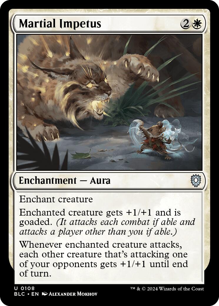 Martial Impetus [Bloomburrow Commander] | Good Games Cannington