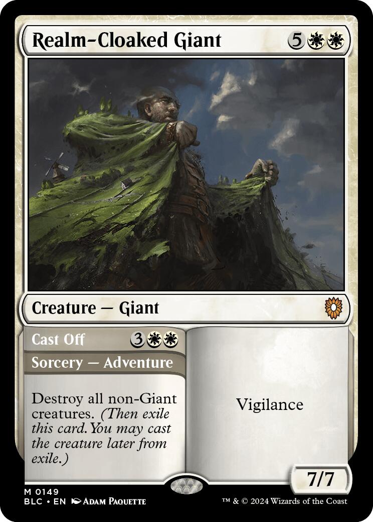 Realm-Cloaked Giant [Bloomburrow Commander] | Good Games Cannington