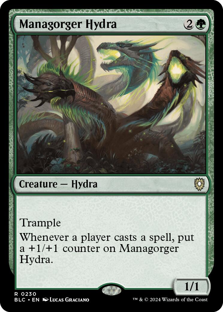 Managorger Hydra [Bloomburrow Commander] | Good Games Cannington