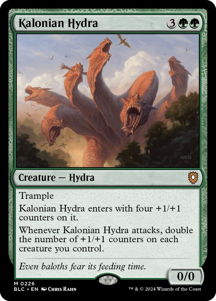 Kalonian Hydra [Bloomburrow Commander] | Good Games Cannington