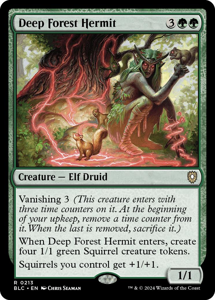 Deep Forest Hermit [Bloomburrow Commander] | Good Games Cannington