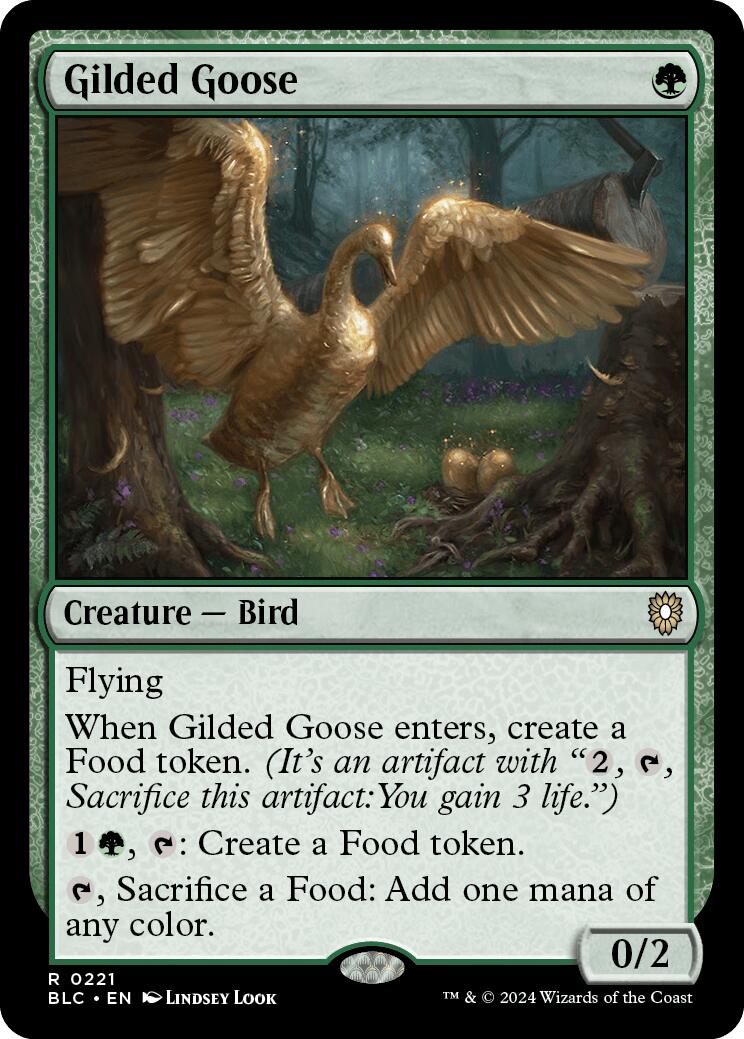 Gilded Goose [Bloomburrow Commander] | Good Games Cannington