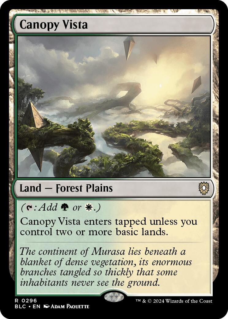 Canopy Vista [Bloomburrow Commander] | Good Games Cannington