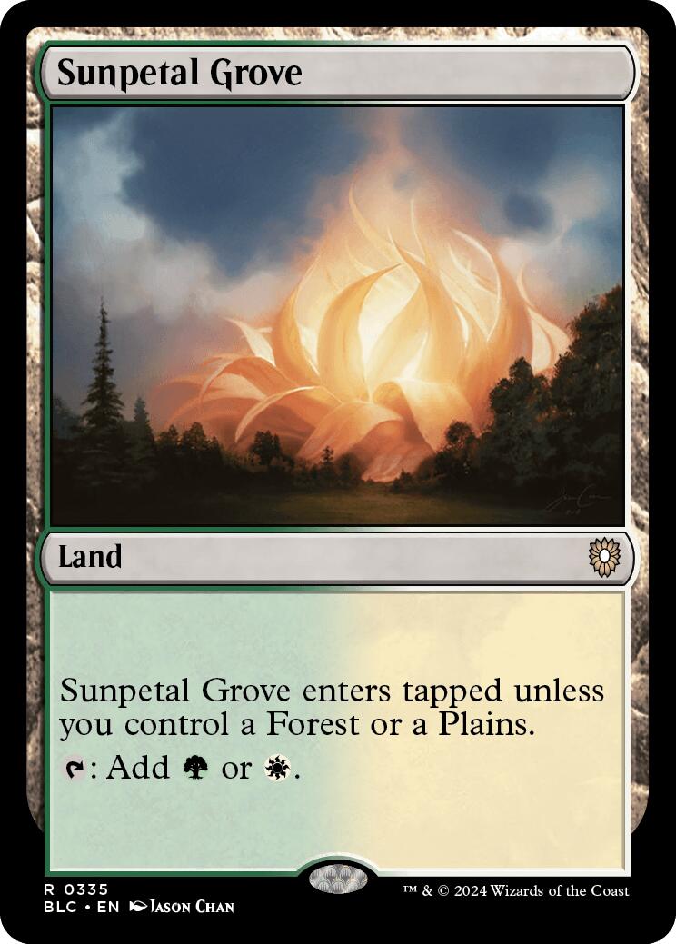 Sunpetal Grove [Bloomburrow Commander] | Good Games Cannington