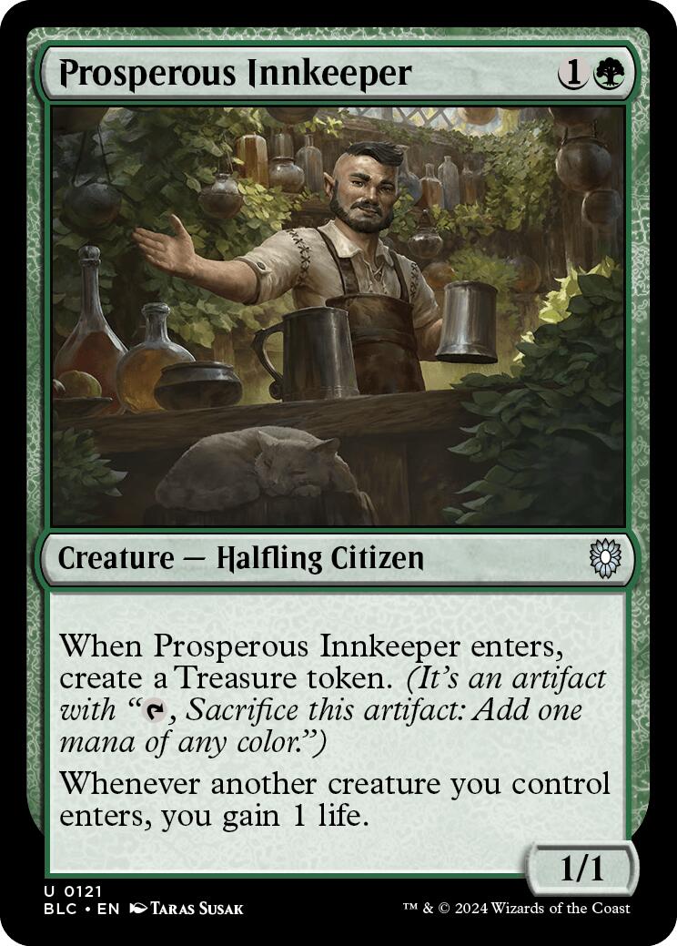 Prosperous Innkeeper [Bloomburrow Commander] | Good Games Cannington