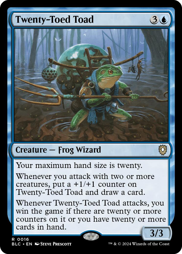 Twenty-Toed Toad [Bloomburrow Commander] | Good Games Cannington