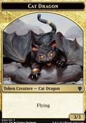 Cat Dragon // Dragon (006) Double-Sided Token [Commander 2017 Tokens] | Good Games Cannington