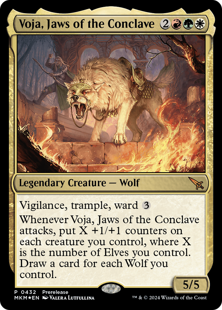 Voja, Jaws of the Conclave [Murders at Karlov Manor Prerelease Promos] | Good Games Cannington