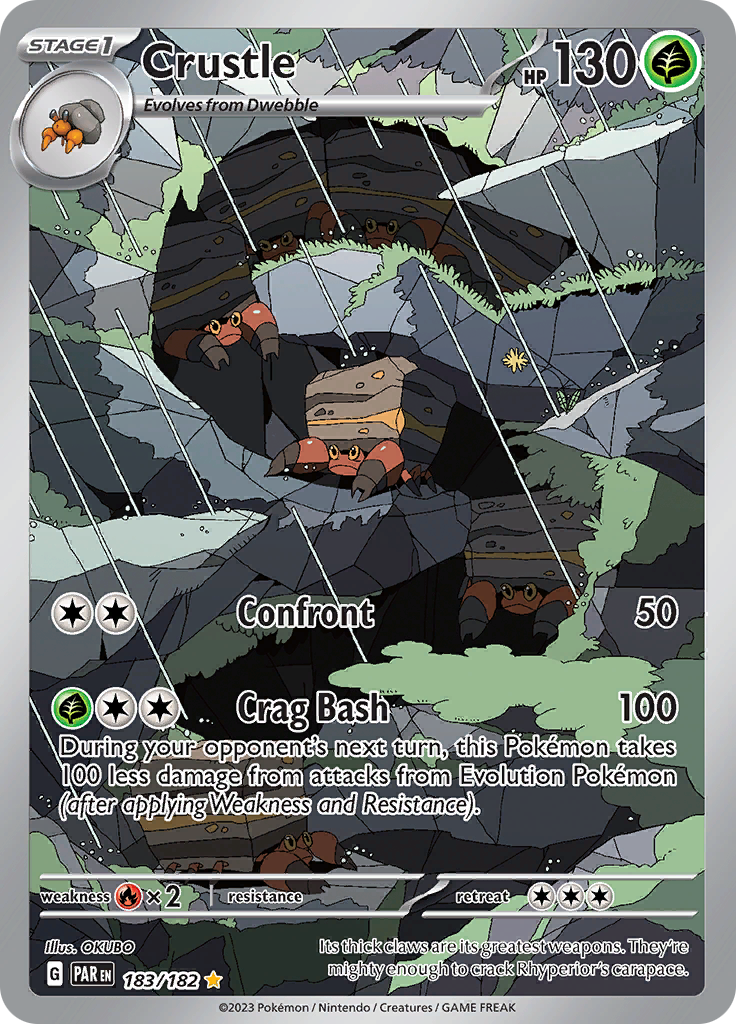 Crustle (183/182) [Scarlet & Violet: Paradox Rift] | Good Games Cannington