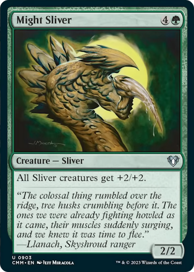 Might Sliver [Commander Masters] | Good Games Cannington