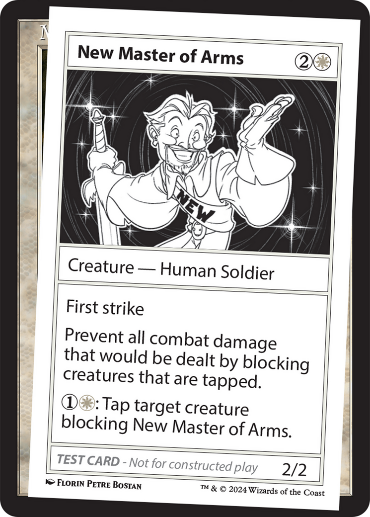 New Master of Arms [Mystery Booster 2 Playtest Cards] | Good Games Cannington