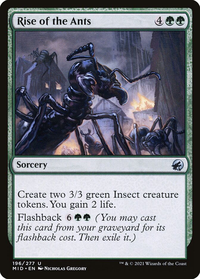 Rise of the Ants 196/277 (Innistrad: Midnight Hunt)  | Good Games Cannington