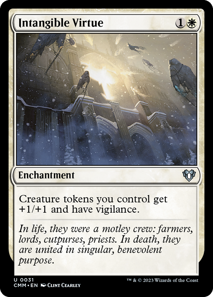 Intangible Virtue [Commander Masters] | Good Games Cannington