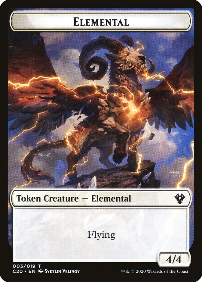 Kraken // Elemental (010) Double-Sided Token [Commander 2020 Tokens] | Good Games Cannington