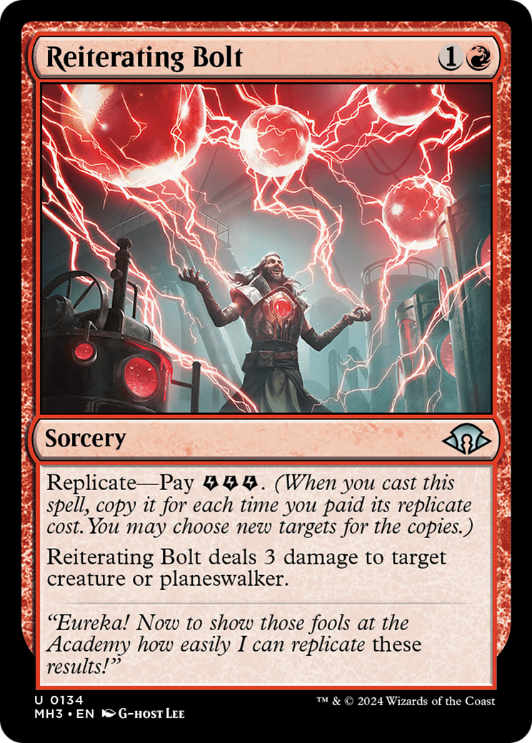 Reiterating Bolt [Modern Horizons 3] | Good Games Cannington