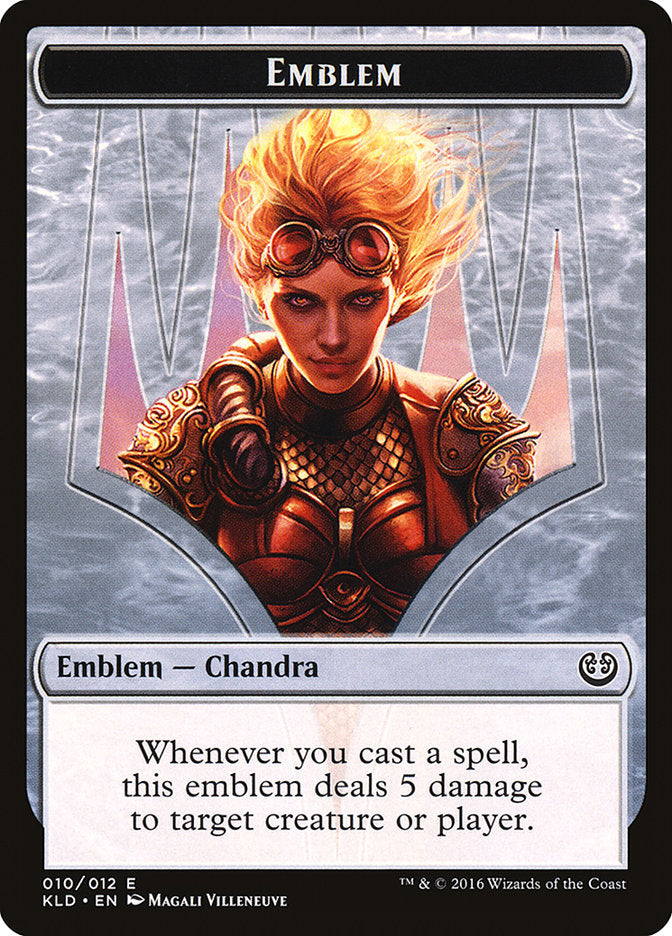 Chandra, Torch of Defiance Emblem [Kaladesh Tokens] | Good Games Cannington