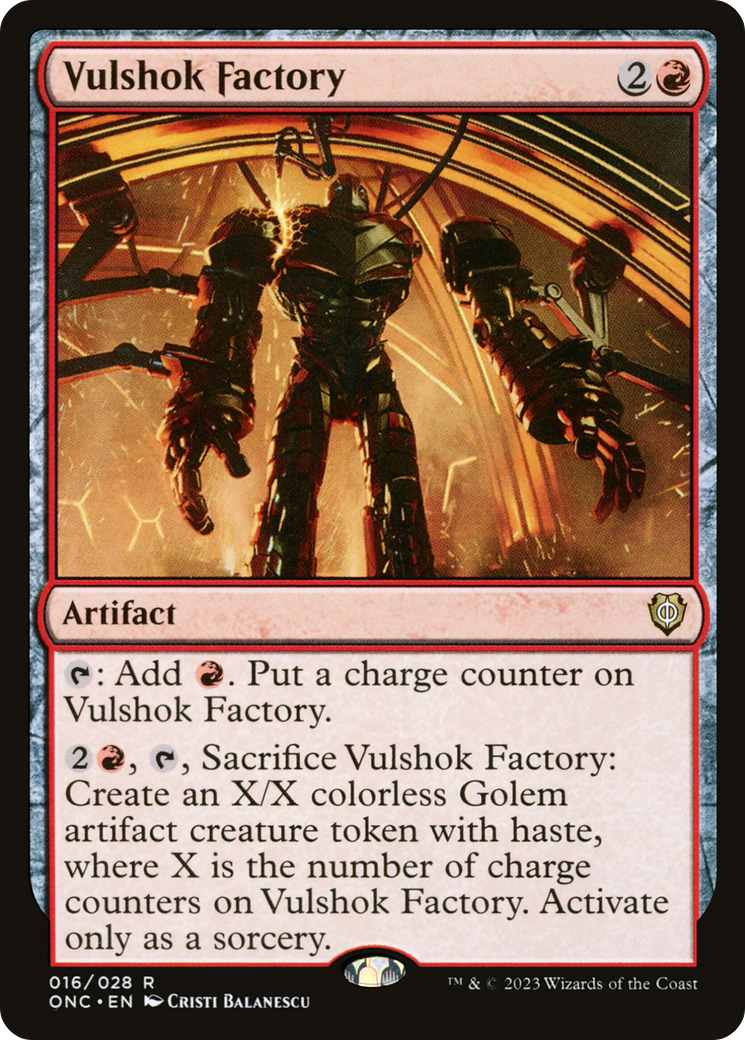 Vulshok Factory [Phyrexia: All Will Be One Commander] | Good Games Cannington