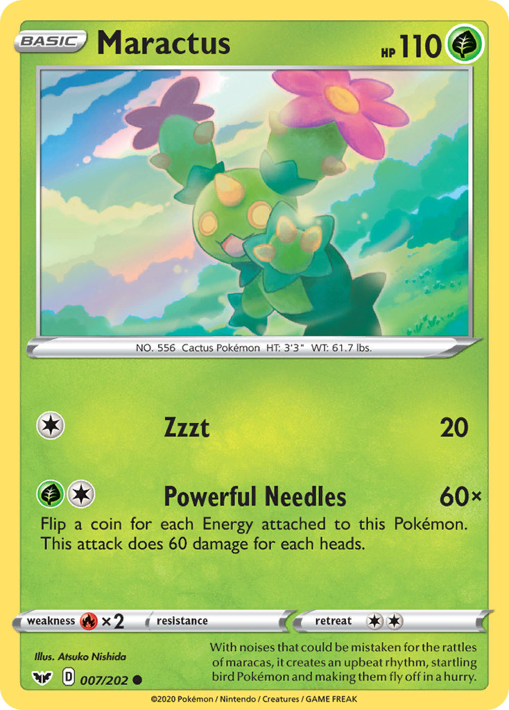 Maractus (007/202) [Sword & Shield: Base Set] | Good Games Cannington