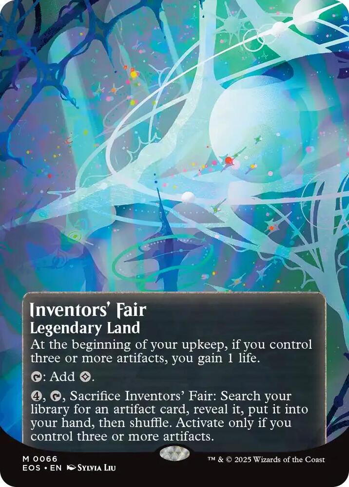 Inventors' Fair 66/45 (Edge of Eternities: Stellar Sights)  - Borderless Foil | Good Games Cannington