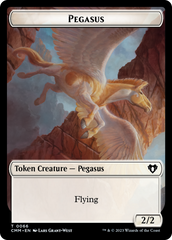 Copy (54) // Pegasus Double-Sided Token [Commander Masters Tokens] | Good Games Cannington