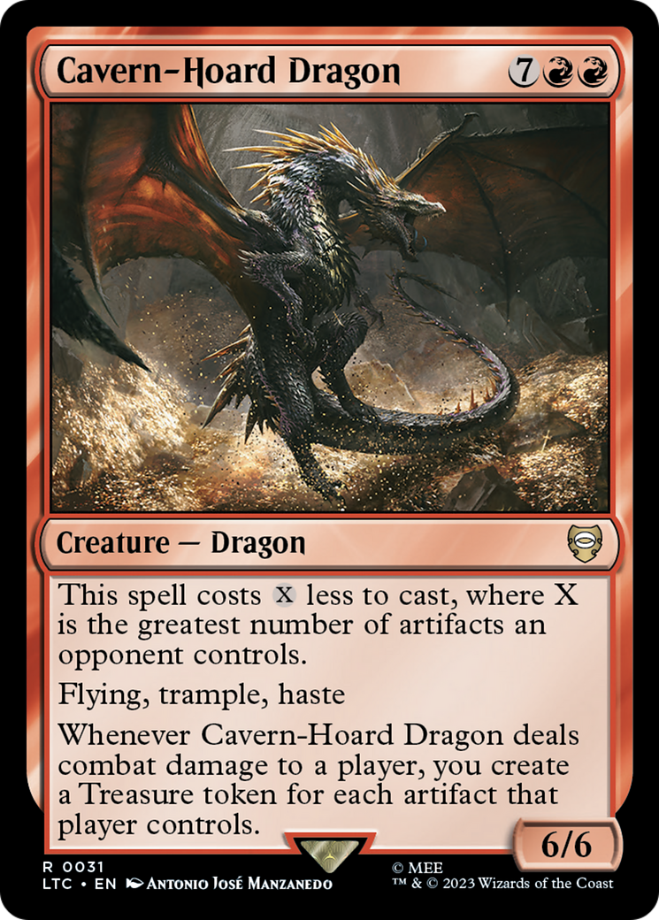 Cavern-Hoard Dragon [The Lord of the Rings: Tales of Middle-Earth Commander] | Good Games Cannington