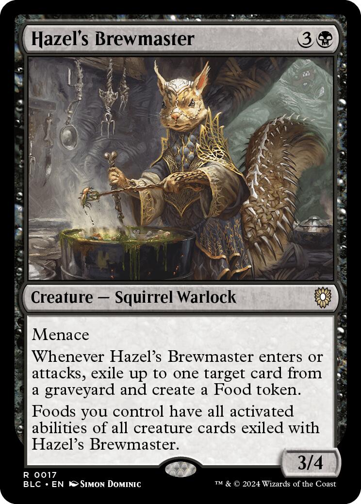 Hazel's Brewmaster [Bloomburrow Commander] | Good Games Cannington