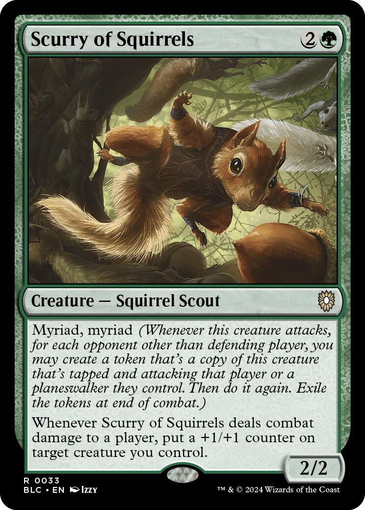 Scurry of Squirrels [Bloomburrow Commander] | Good Games Cannington
