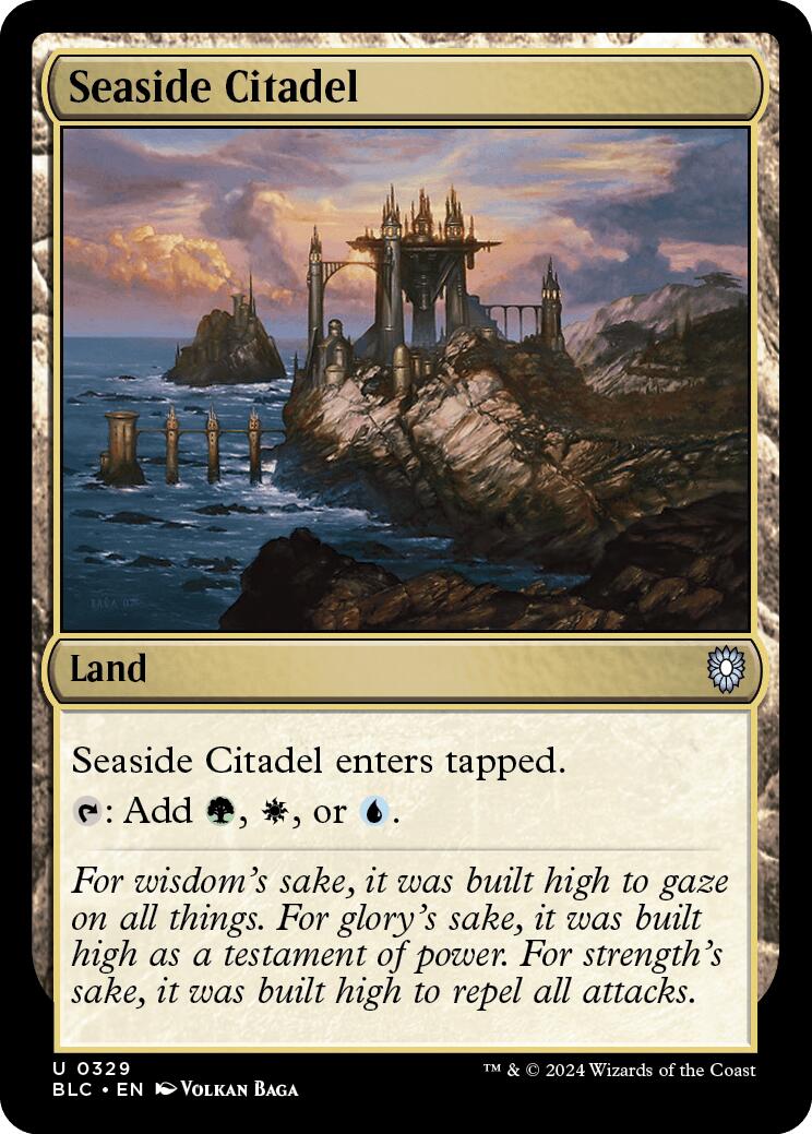 Seaside Citadel [Bloomburrow Commander] | Good Games Cannington