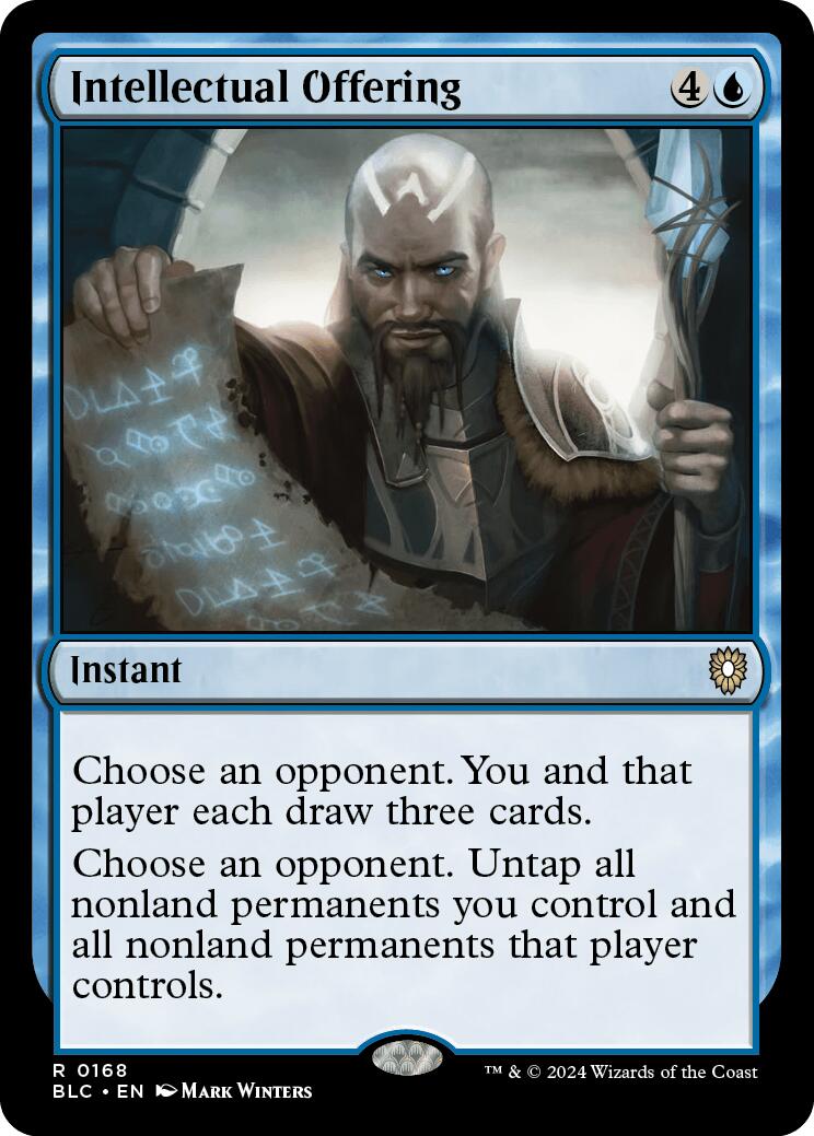 Intellectual Offering [Bloomburrow Commander] | Good Games Cannington