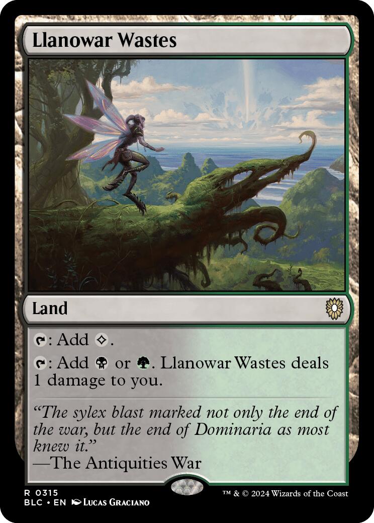 Llanowar Wastes [Bloomburrow Commander] | Good Games Cannington