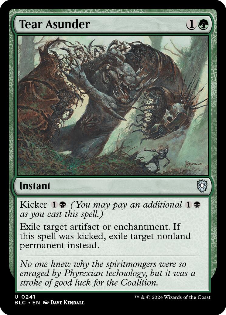 Tear Asunder [Bloomburrow Commander] | Good Games Cannington